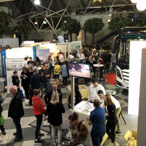 Besucher auf der Ausbildungsbörse Drei-Franken-Eck 2018