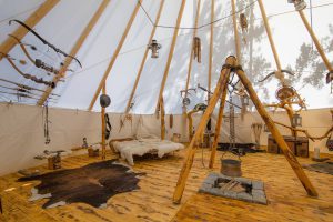 Tipi in der Erlebniswelt Strohofer in Geiselwind