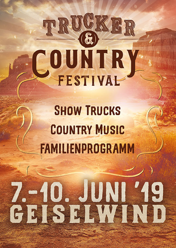 Plakat Trucker & Country Festival 2019