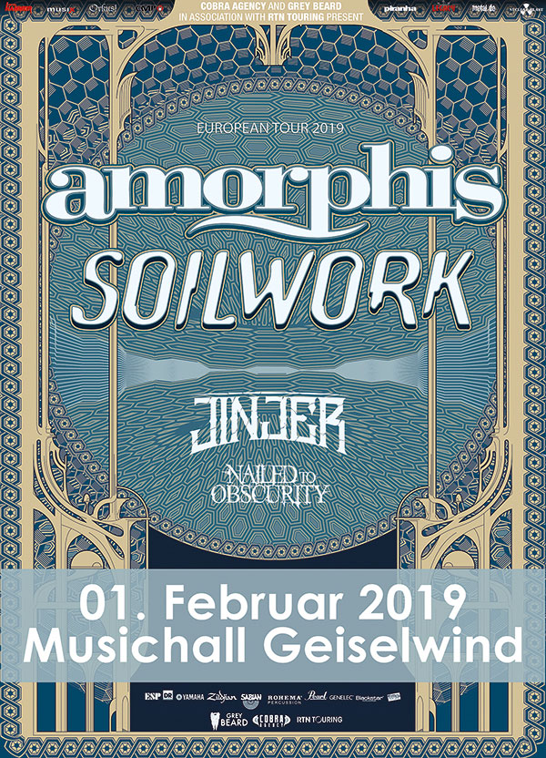 Plakat amorphis soilwork
