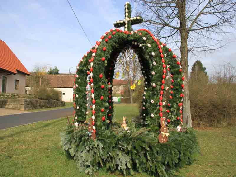 Osterbrunnen in Ilmenau