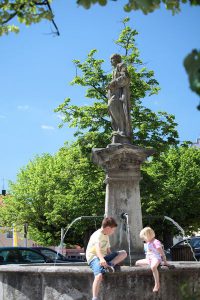 Der Petrusbrunnen in Schlüsselfeld