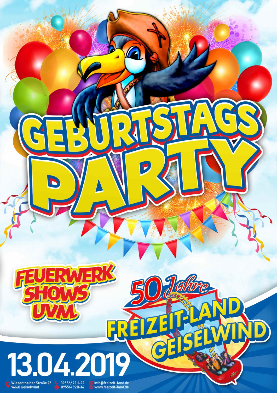 Plakat 50 Jahre Freizeit-Land Geiselwind