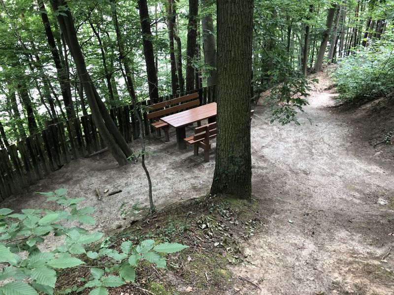 Ruhezone auf einem Keller bei Oberalbach