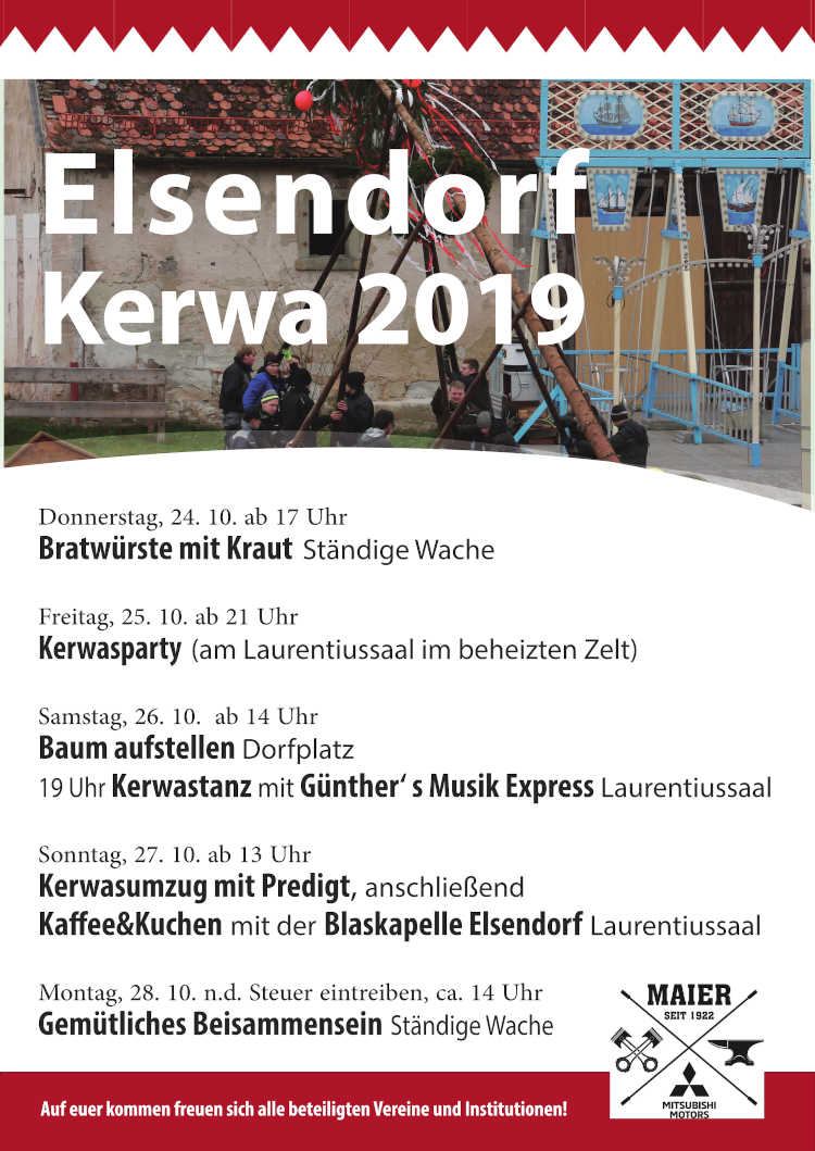 Kerwa in Elsendorf