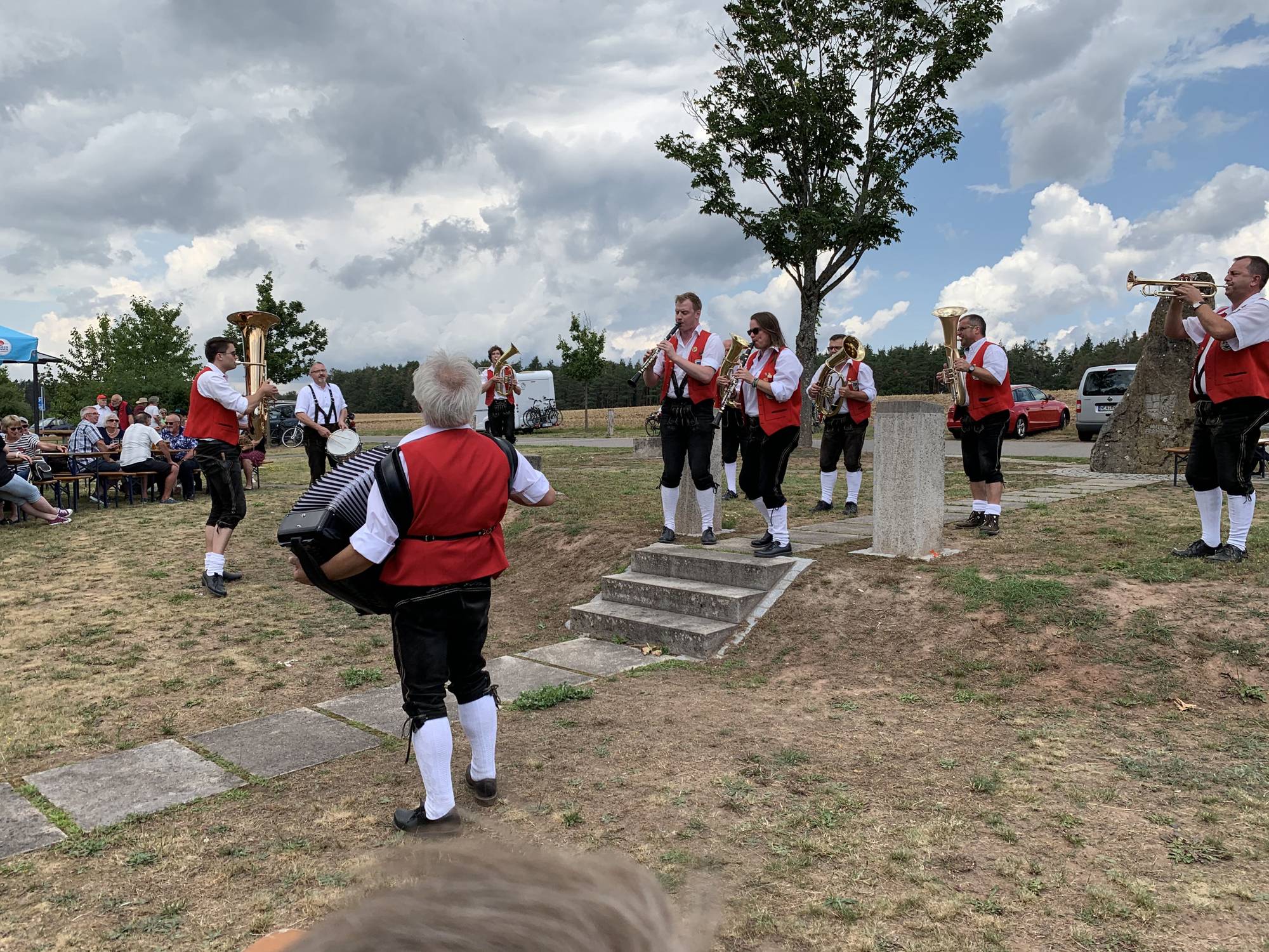 Die Kapelle Drei-Franken-Eck spielt den Kehraus