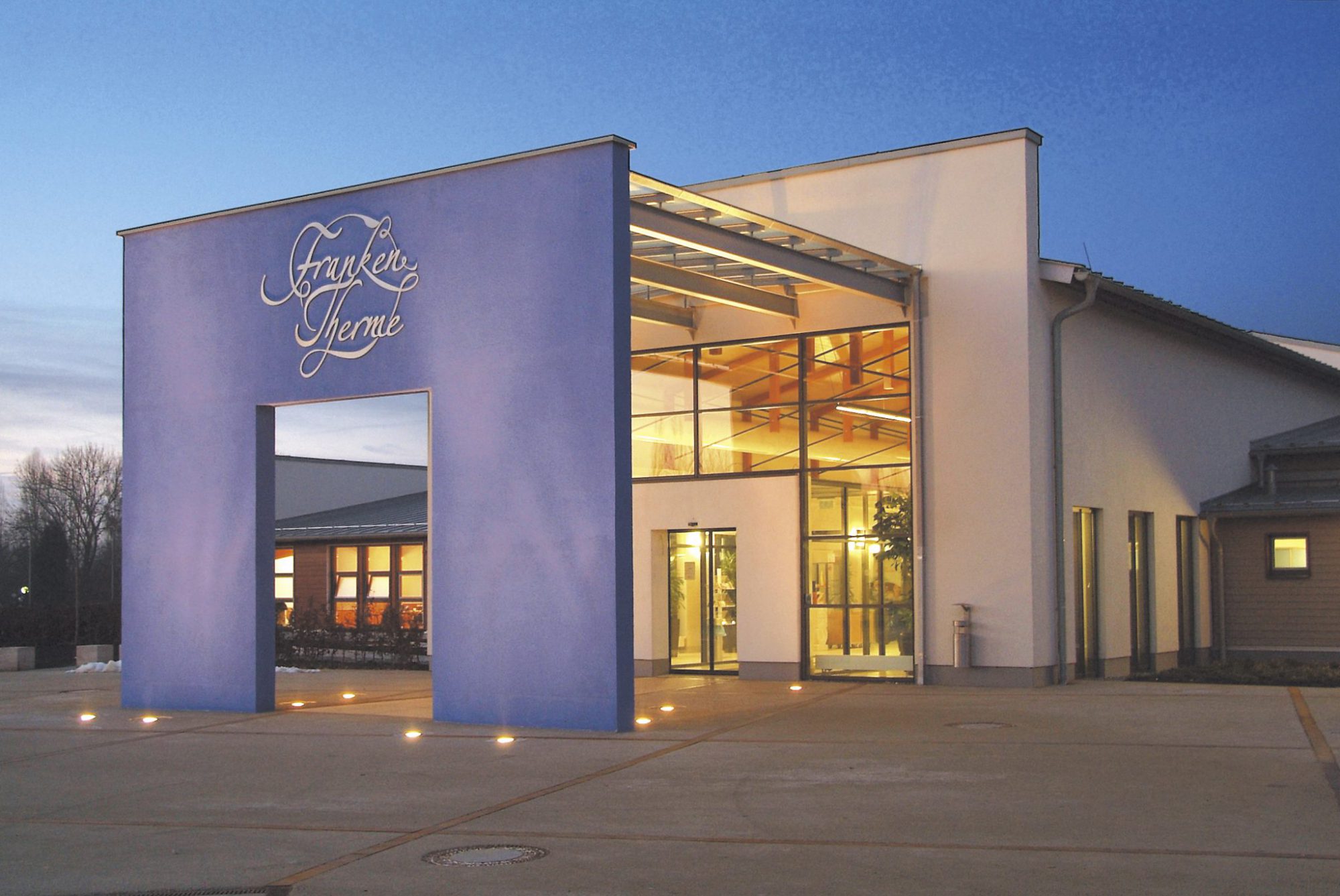 Eingang zur Franken Therme Bad Windsheim