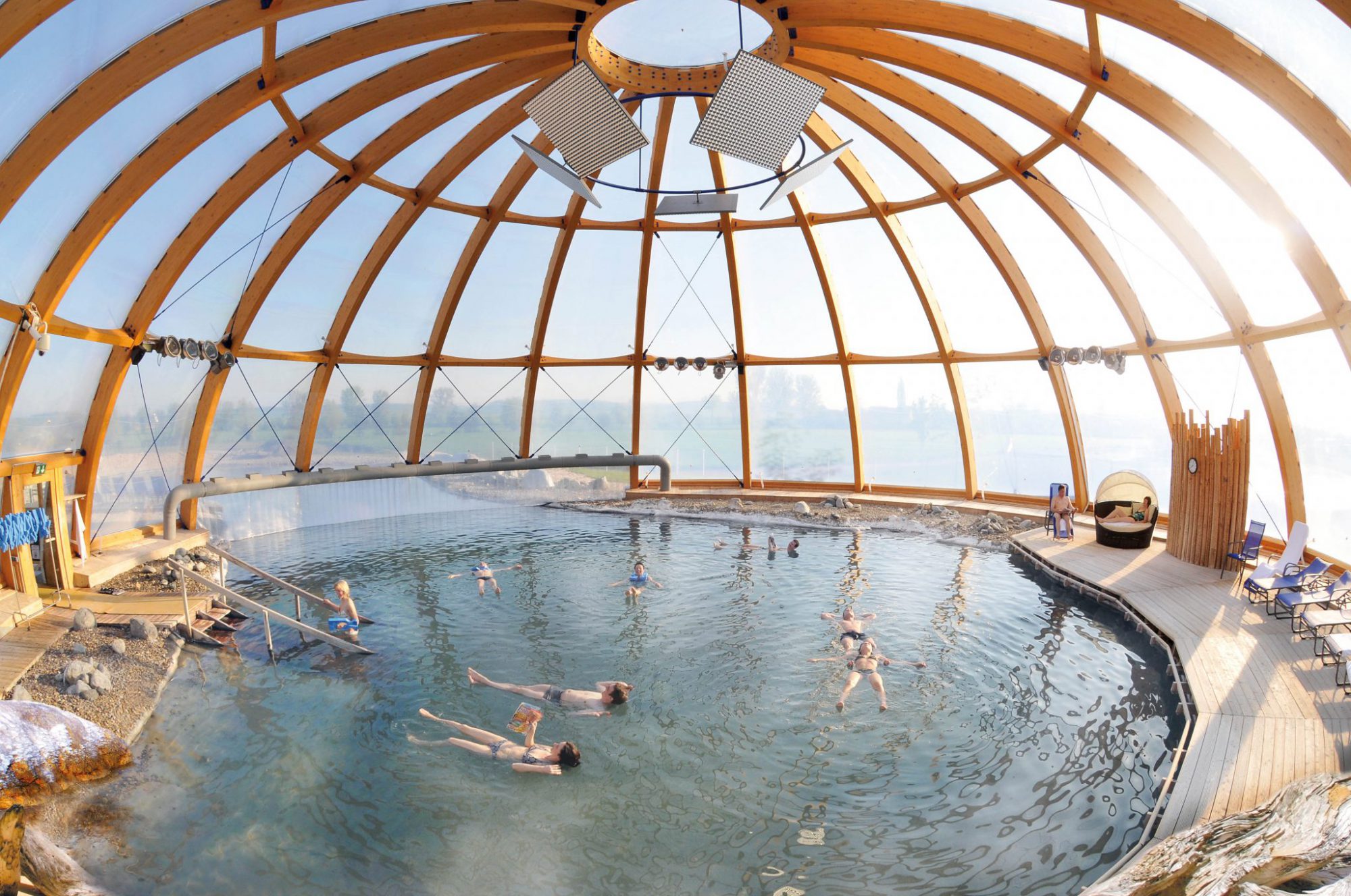 Salzsee in der Franken Therme Bad-Windsheim