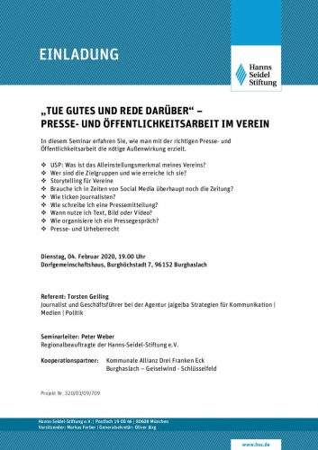 Pressearbeit im Verein