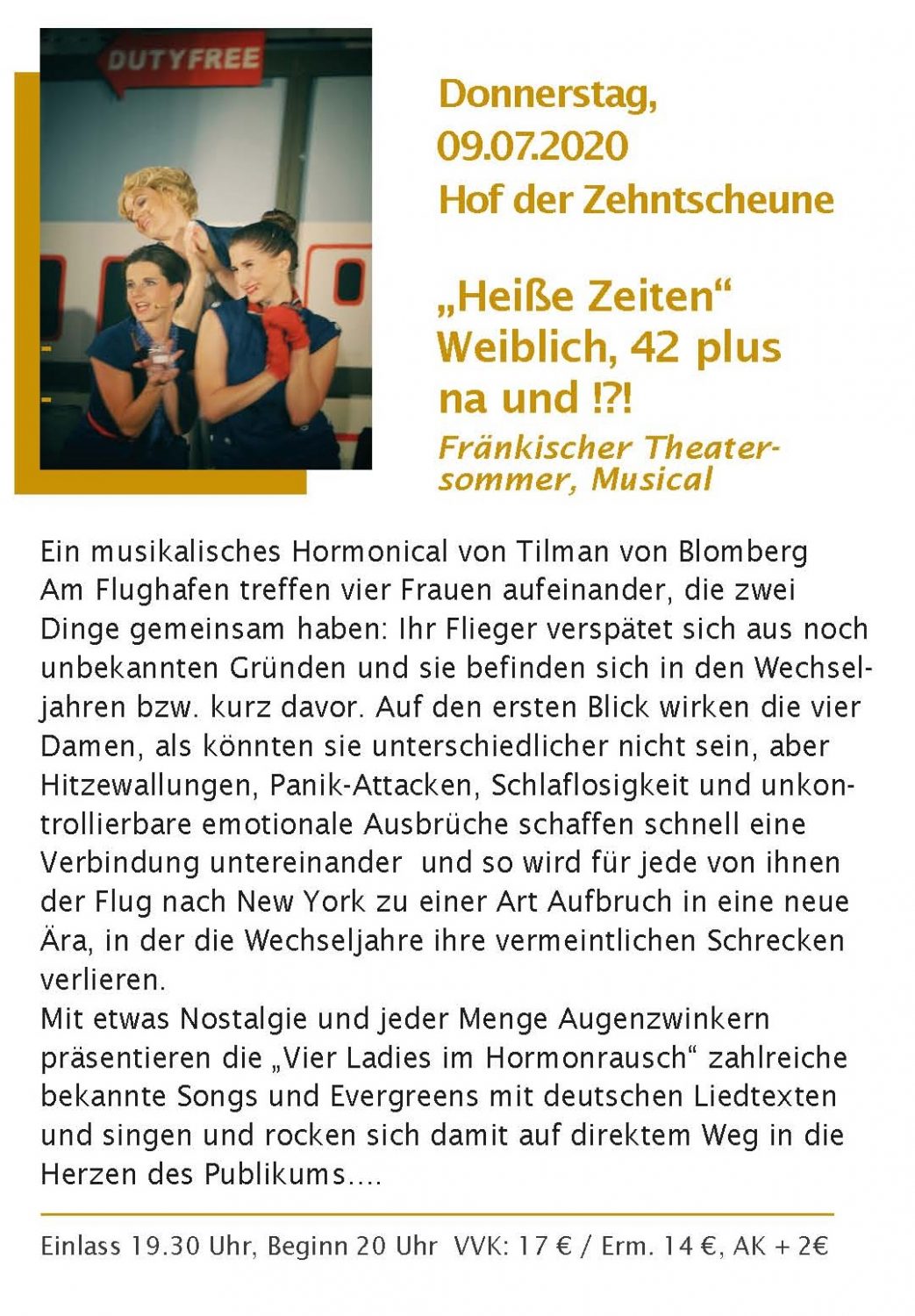 Heiße Zeiten... weiblich, 42 plus. Na und!?!