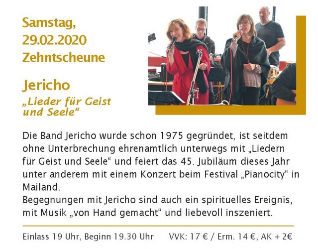 Die Band Jericho bei Kultur in alten Mauern