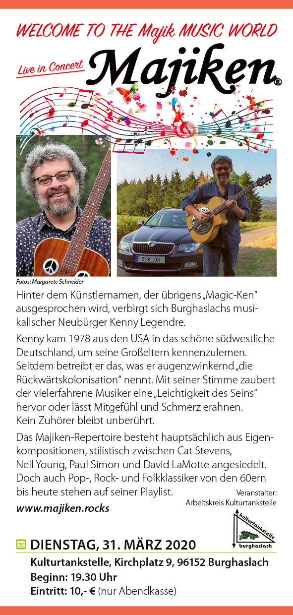 Majiken live in concert in der Kulturtankstelle Burghaslach