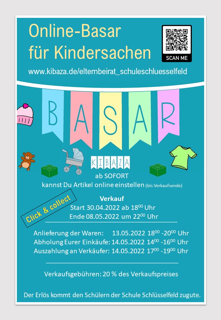 Online-Basar Für Kindersachen Des Elternbeirates Der Schule Schlüsselfeld