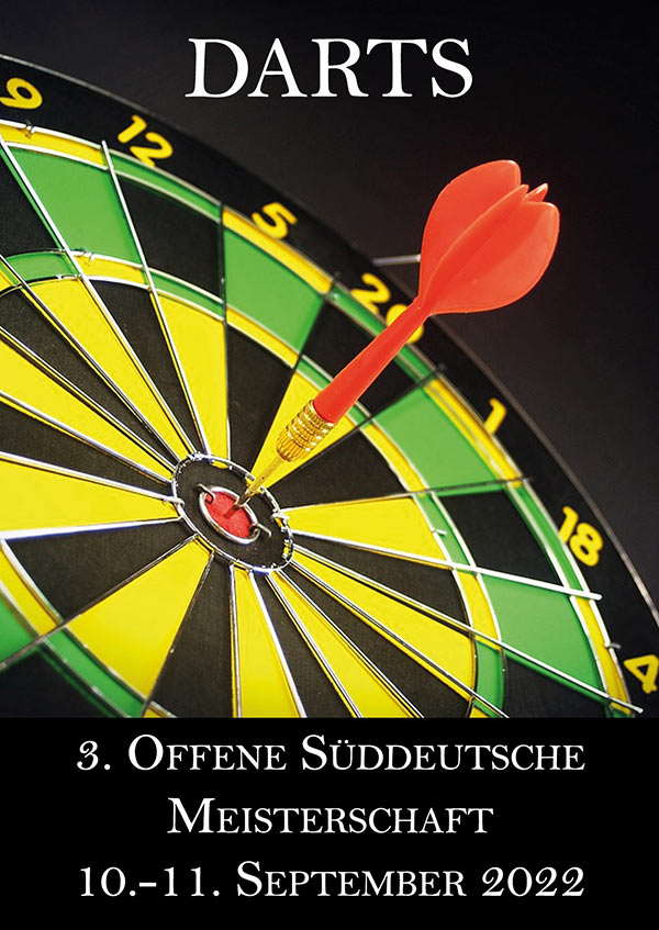 3. Offene Süddeutsche Darts Meisterschaft