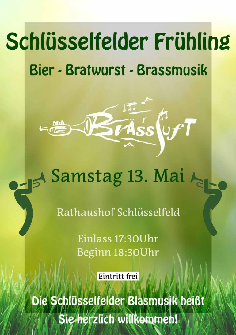 Schlüsselfelder Frühling Am 13. Mai Im Rathaushof Schlüsselfeld