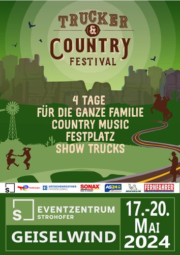 Trucker-Country-Festival vom 17. bis 20. Mai 2024 in Geiselwind