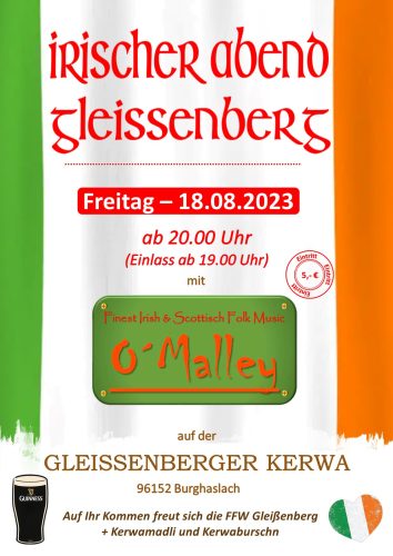 Irischer Abend mit O'Malley