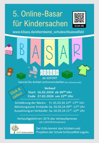 Online-Basar für Kindersachen 2024 in Schlüsselfeld