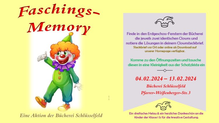 Faschings Memory 2024