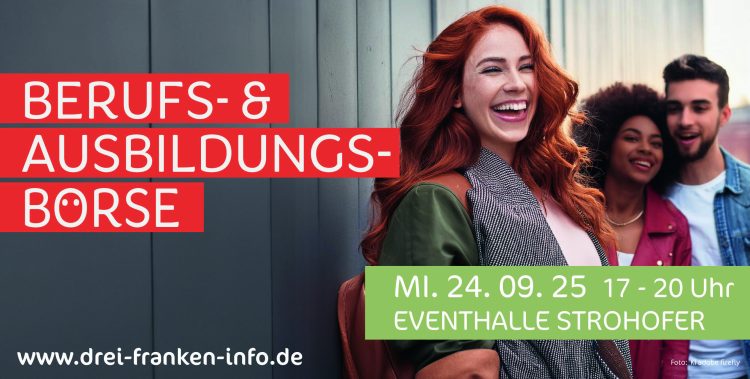 Berufs- und Ausbildungsbörse Drei-Franken-Eck in der Eventhalle Strohofer am 24. September 2025