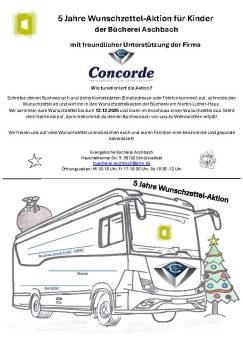 5. Wunschzettelaktion der Bücherei Aschbach