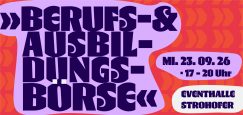 Berufs- & Ausbildungsbörse 2026 in Geiselwind am 23. September 2026 von 17 Uhr bis 20 Uhr